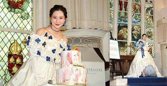【河北麻友子】11月22日（火）『OMOTESANDO FLOWER JACK！ by ANNIVERSAIRE』第1号贈呈式に出席！