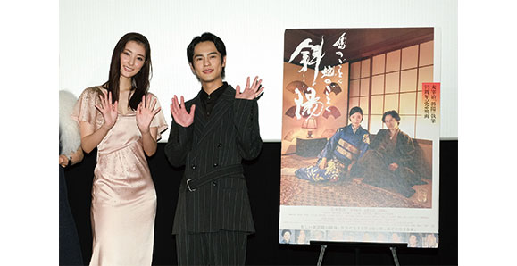 【宮本茉由・奥野壮】11月4日（金）映画『鳩のごとく　蛇のごとく　斜陽』初日舞台挨拶に出席！