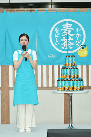 やかんの麦茶ゴクゴク体験イベント開催記念PR発表会
